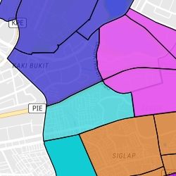 Sector Boundary Map