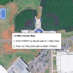 1.5  Mile Course Map