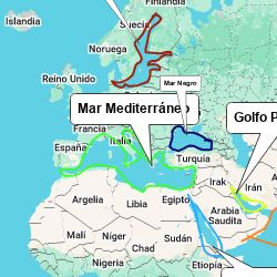 Los mares más importantes 