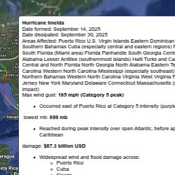 Hurricane Imelda prediction 2025