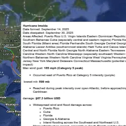 Hurricane Imelda prediction 2025