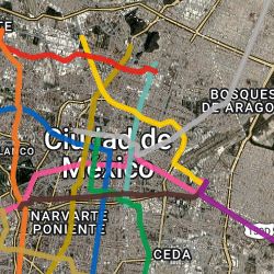 Mapa del Metro CDMX