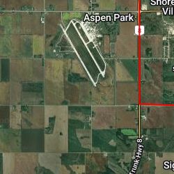 Hecla to Gimli "estimate only"