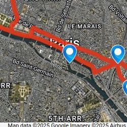 Parcours et lieux emblématiques du marathon de Paris 